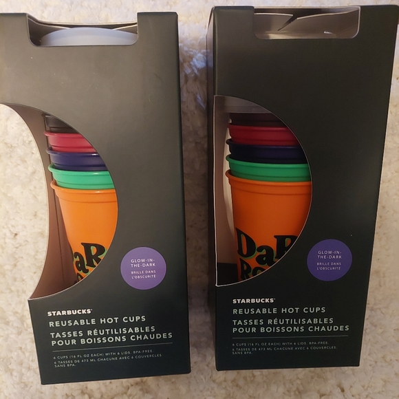 Starbucks 2020 halloween glow in the dark hot cups - Picture 6 of 9